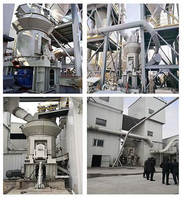 Duża wydajność 28 T / H Pionowa linia do produkcji pyłu węglowego HVM1700