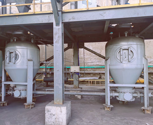 Pneumatyczny system przenośnikowy, pompa zbiornikowa do odsiarczania popiołów, transport pod wysokim ciśnieniem