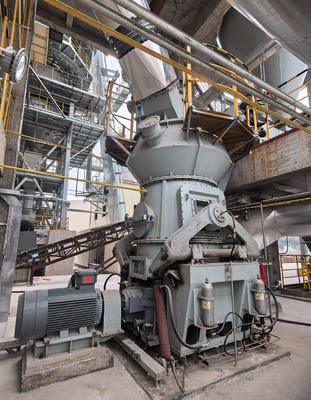 20tph Gips Vertical Mill Powód węglowy Cement Plant Gips Proces szlifowania w piecu pionowym